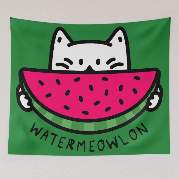 Item preview, Watermelon Cat designed and sold by claudiatoman.