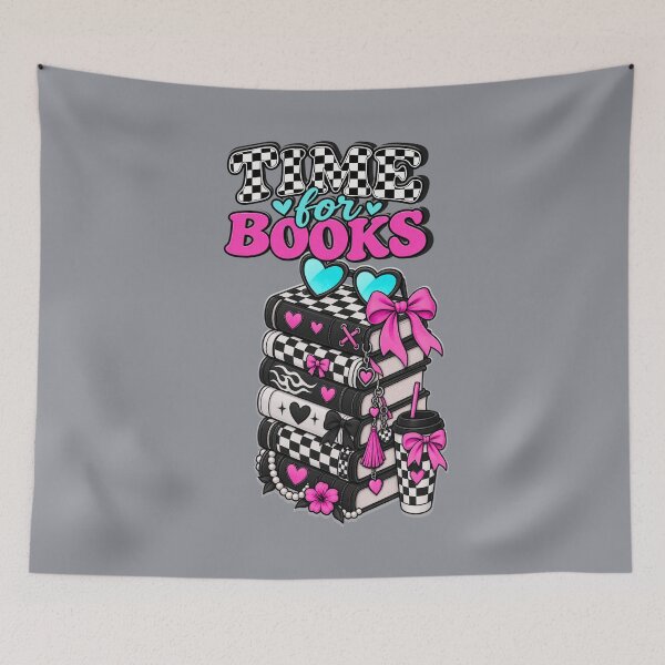 Item preview, Time for Books Checkerboard Aesthetic designed and sold by Aimetoi.
