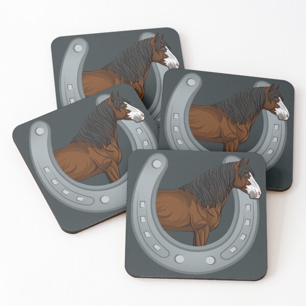 Item preview, The head of Abaco's horse in a horseshoe designed and sold by Cheval-de-coeur.