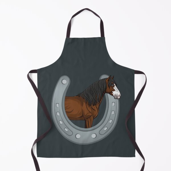 Item preview, The head of Abaco's horse in a horseshoe designed and sold by Cheval-de-coeur.