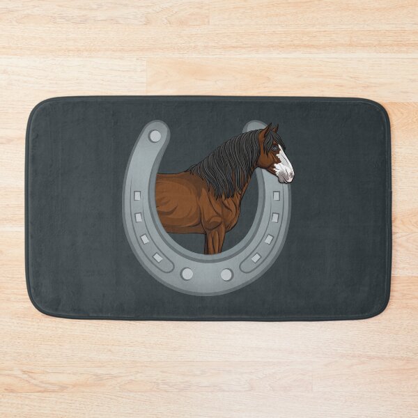 Item preview, The head of Abaco's horse in a horseshoe designed and sold by Cheval-de-coeur.