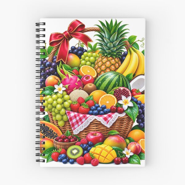 Item preview, Colorful tropical fruit basket  designed and sold by urbanshop7.