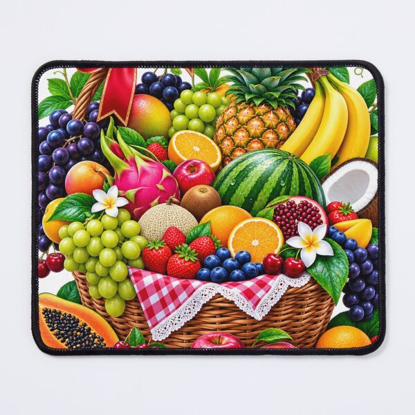 Item preview, Colorful tropical fruit basket  designed and sold by urbanshop7.