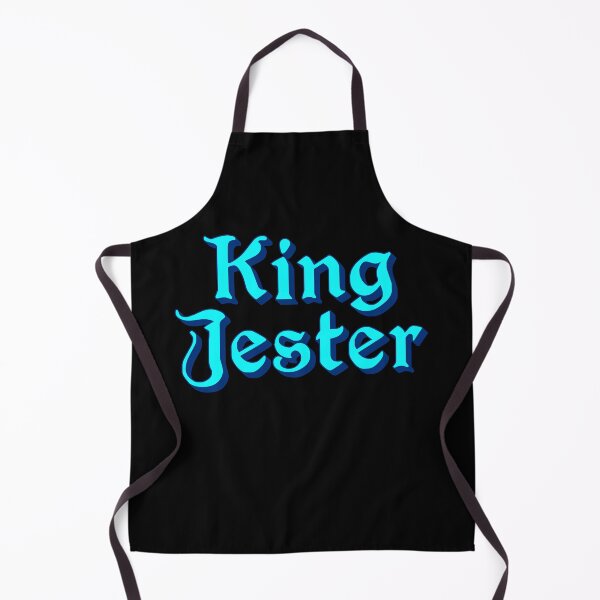 Item preview, King Jester, Blue Medieval Memes Typography designed and sold by Memes N Lore .