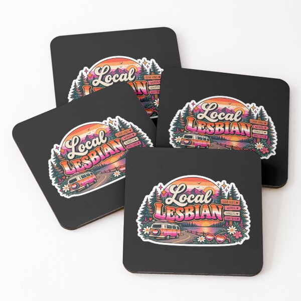 Item preview, Local Lesbian – Retro Lesbian Pride Road Trip designed and sold by Brave Little Mess Club.