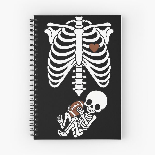 Item preview, Football Pregnancy Skeleton Halloween Maternity Design designed and sold by VGAfanatic.