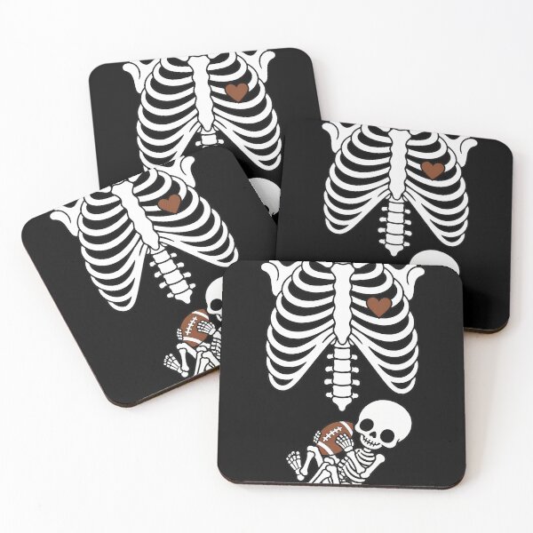 Item preview, Football Pregnancy Skeleton Halloween Maternity Design designed and sold by VGAfanatic.