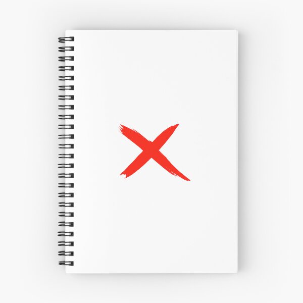 Item preview, Red Brushstroke Cross X Mark Vector Graphic designed and sold by AyaanArtStudio.