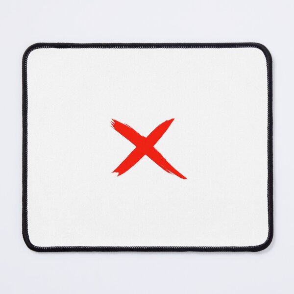 Item preview, Red Brushstroke Cross X Mark Vector Graphic designed and sold by AyaanArtStudio.