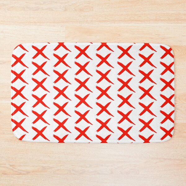 Item preview, Red Brushstroke Cross X Mark Vector Graphic designed and sold by AyaanArtStudio.