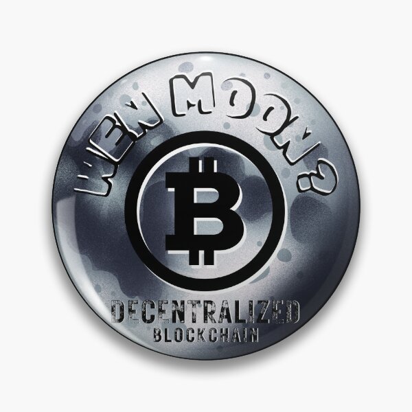 Item preview, Wen Moon Bitcoin Decentralized Blockchain Graphic designed and sold by AXENT Designs.