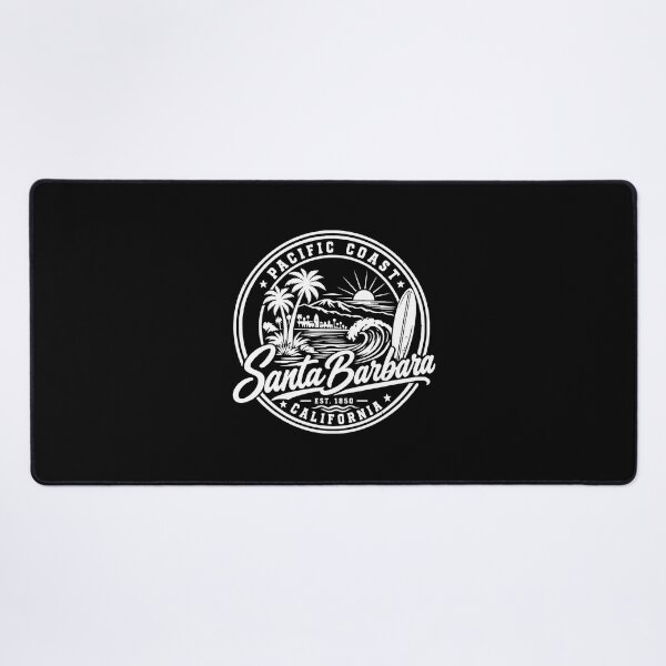 Item preview, Santa Barbara California Vintage Coastal Surf Beach Design designed and sold by CG Studio.
