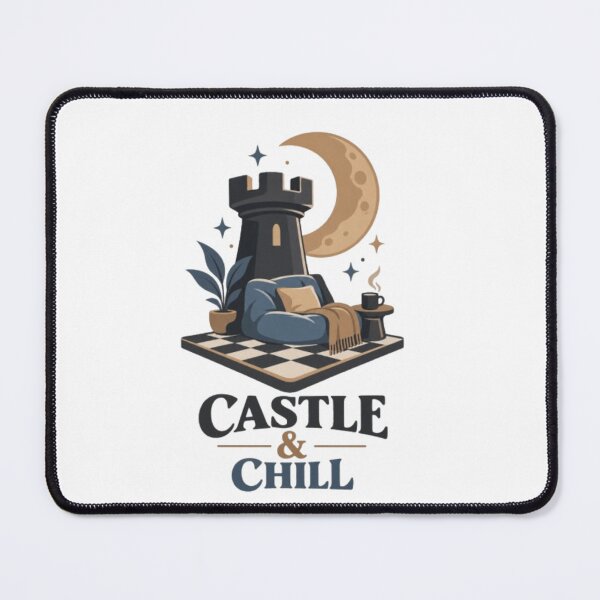 Item preview, Castle And Chill Relaxed Chess Lifestyle designed and sold by KnightVibe.
