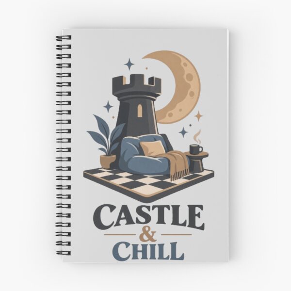 Item preview, Castle And Chill Relaxed Chess Lifestyle designed and sold by KnightVibe.