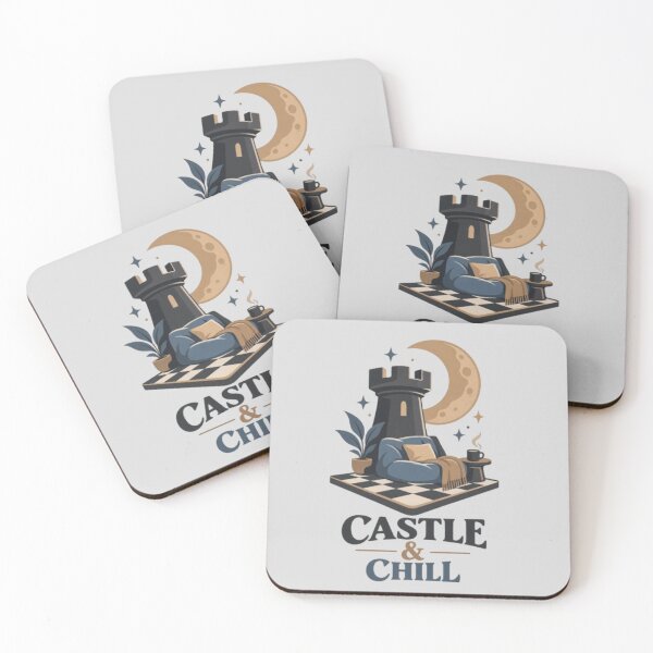 Item preview, Castle And Chill Relaxed Chess Lifestyle designed and sold by KnightVibe.
