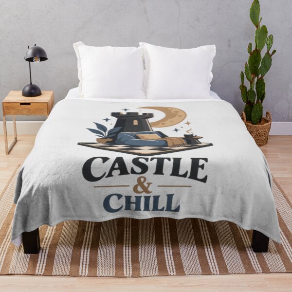 Item preview, Castle And Chill Relaxed Chess Lifestyle designed and sold by KnightVibe.