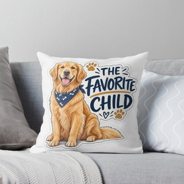 Item preview, The Favorite Child – Funny Golden Retriever Dog Lover designed and sold by lecroyhouse.