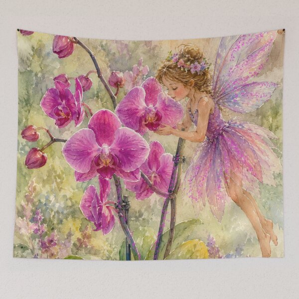 Item preview, Orchid Fairy by the Enchanted Lake designed and sold by Art7Dimension.