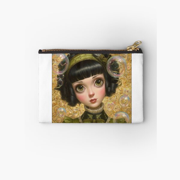 Item preview, Vintage Big Eyes Doll Portrait designed and sold by SiralyInk.