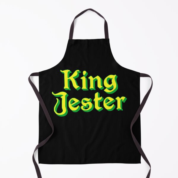Item preview, King Jester, Yellow Medieval Memes Typography designed and sold by Memes N Lore .