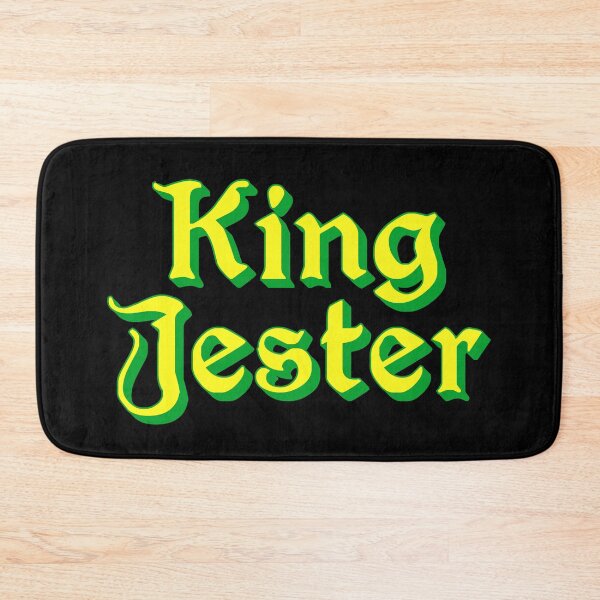 Item preview, King Jester, Yellow Medieval Memes Typography designed and sold by Memes N Lore .