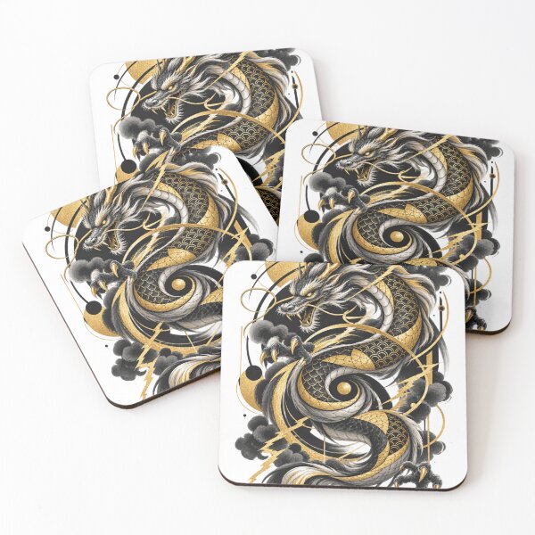 Item preview, Golden Dragon Thunder Circle designed and sold by  Silent Japan Studio.
