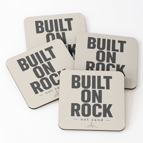Item preview, Built On Rock Not Sand designed and sold by PrintSmithArt.