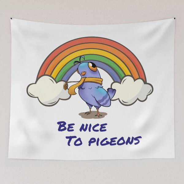 Item preview, Be nice to pigeons designed and sold by PoddighiArt.