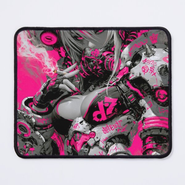 Item preview, Pink / Black - Cyberpunk Sci Fi Anime art designed and sold by Delerat7.