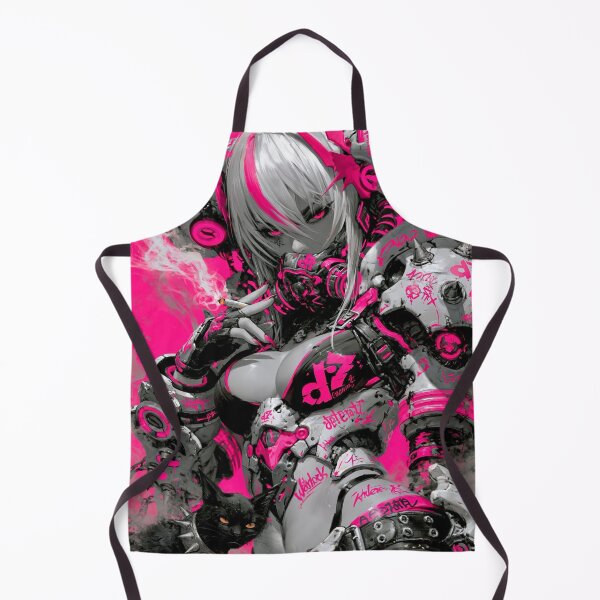 Item preview, Pink / Black - Cyberpunk Sci Fi Anime art designed and sold by Delerat7.