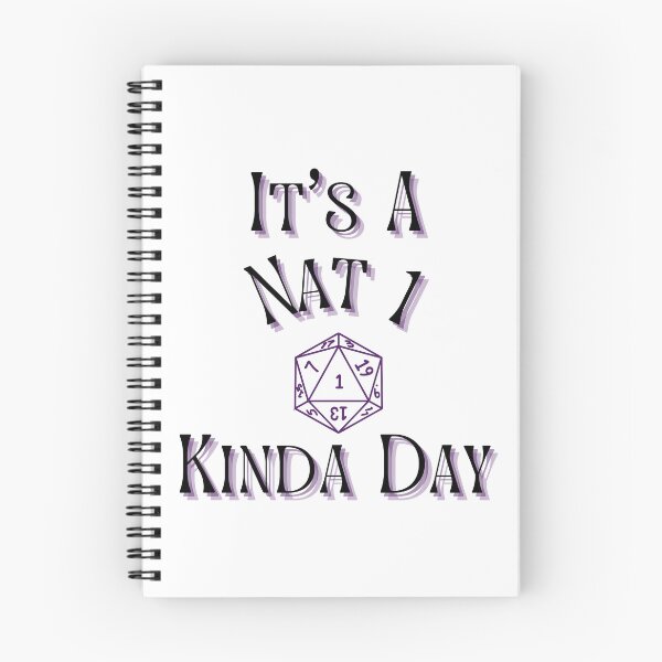 Item preview, It's a Nat 1 Kinda Day DND Graphic designed and sold by PurpleLocker.