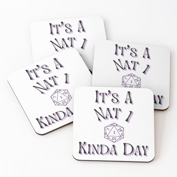 Item preview, It's a Nat 1 Kinda Day DND Graphic designed and sold by PurpleLocker.