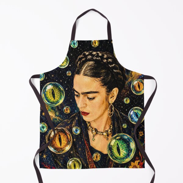 Item preview, Frida in Outerspace with Cat’s-Eye Marbles #1 designed and sold by reggiemercedes.