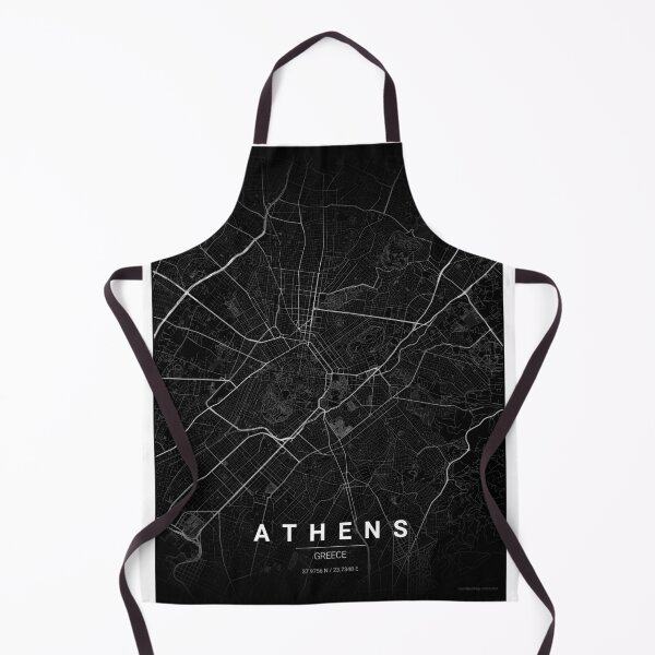 Item preview, Athens Map Print | Minimalist Noir City Map | Athens Wall Art Poster designed and sold by Lovely Maps.