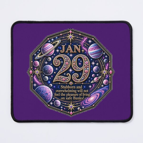 Item preview, January 29 Birthday Inspirational Design designed and sold by LunaMoments.