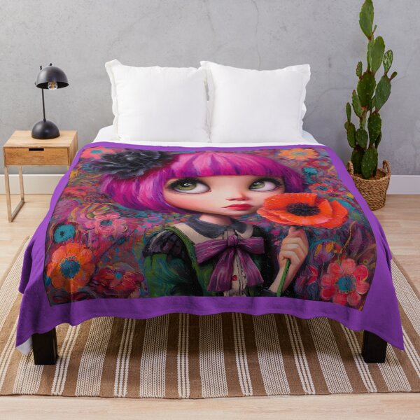 Item preview, Whimsical Poppy Doll Art designed and sold by SiralyInk.