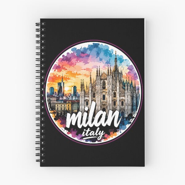 Item preview, Milan Italy Europe Watercolor designed and sold by TomFrontierArt.