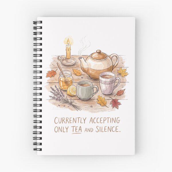 Item preview, Currently Accepting Only Tea And Silence designed and sold by SignumShop.