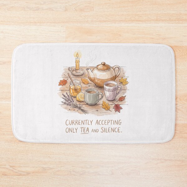 Item preview, Currently Accepting Only Tea And Silence designed and sold by SignumShop.