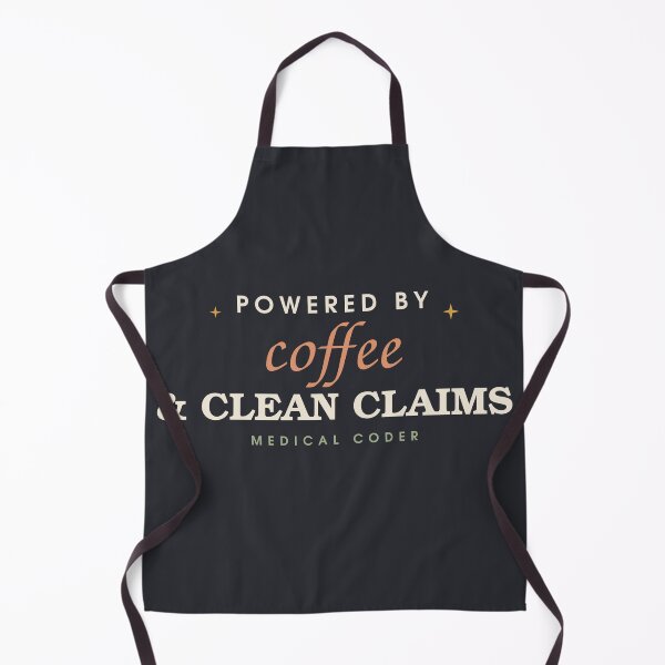 Item preview, Powered By Coffee And Clean Claims — Medical Coder designed and sold by SlowMadeShelf.