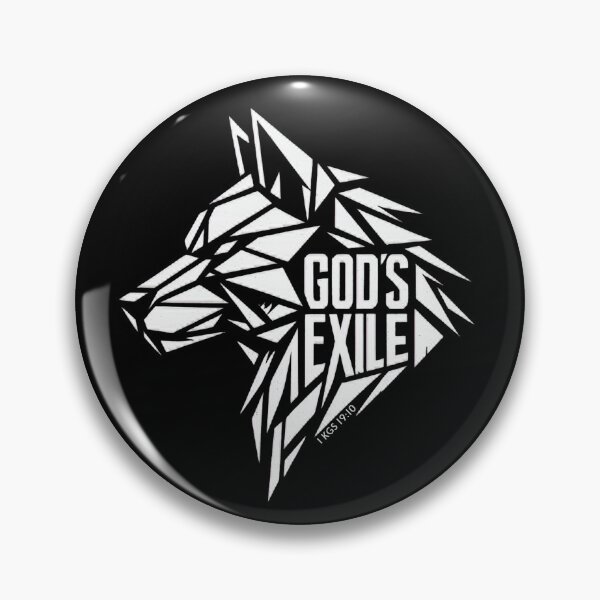 Item preview, Holy Outlaw Wilderness Faith - God's Exile Wolf Tee designed and sold by Skotecky.