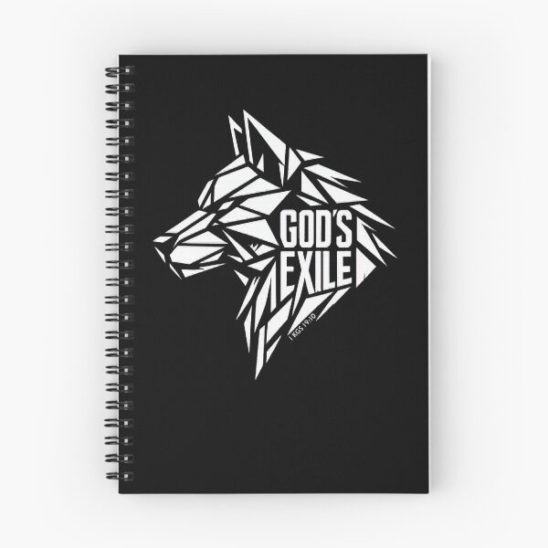 Item preview, Holy Outlaw Wilderness Faith - God's Exile Wolf Tee designed and sold by Skotecky.