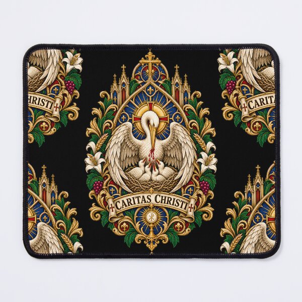 Item preview, Pelican Eucharist Gothic Catholic designed and sold by PrayerWarriorUSA.