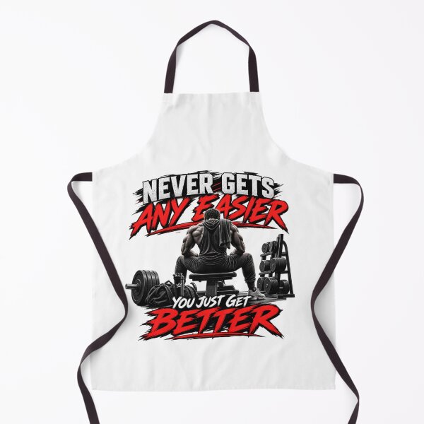 Item preview, Never Gets Any Easier Gym Motivation designed and sold by Fitness-Passion.