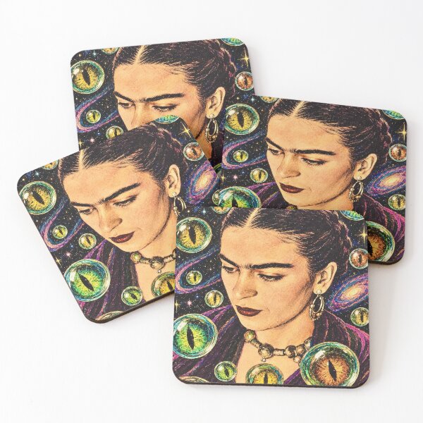 Item preview, Frida in Outerspace with Cat’s-Eye Marbles #2 designed and sold by reggiemercedes.