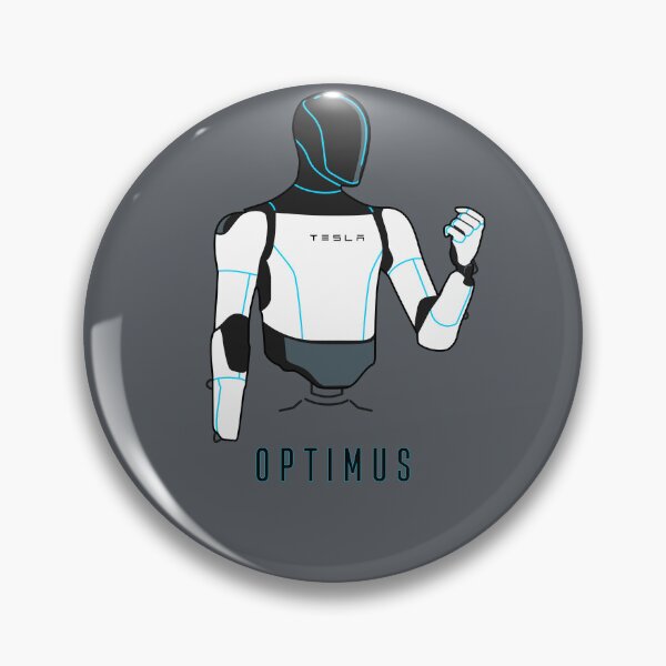 Item preview, "Optimus" Tesla Humanoid Robot | Minimalist Tech & Robotics T-Shirt designed and sold by Fan Art Station .