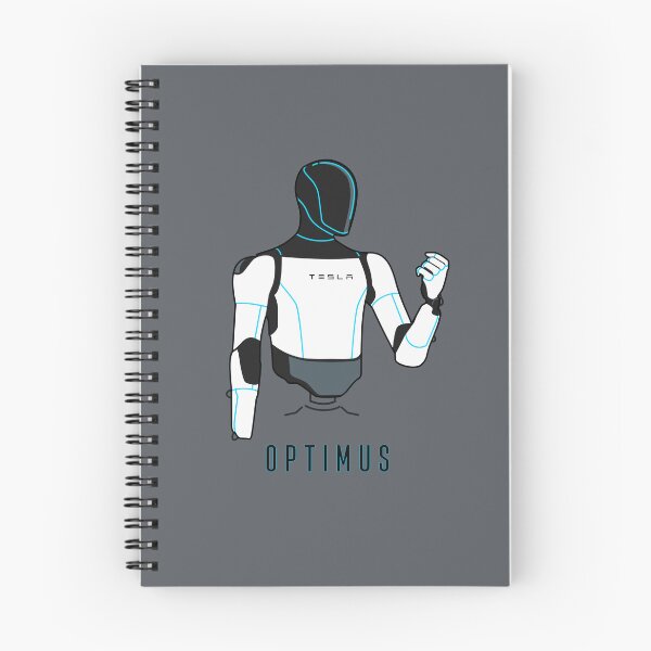 Item preview, "Optimus" Tesla Humanoid Robot | Minimalist Tech & Robotics T-Shirt designed and sold by Fan Art Station .