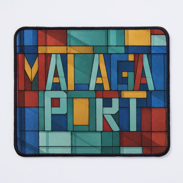 Item preview,  Malaga  Port Geometric Mosaic designed and sold by PrintGo26.