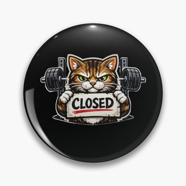 Item preview, Leg Day Is Cancelled Forever Funny Sarcastic Cat – Gym Cat Lover Fitness Design designed and sold by AYACHI90.