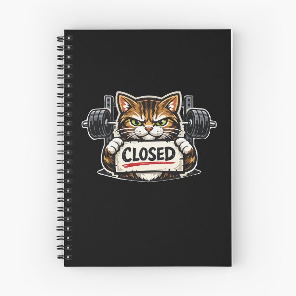 Item preview, Leg Day Is Cancelled Forever Funny Sarcastic Cat – Gym Cat Lover Fitness Design designed and sold by AYACHI90.